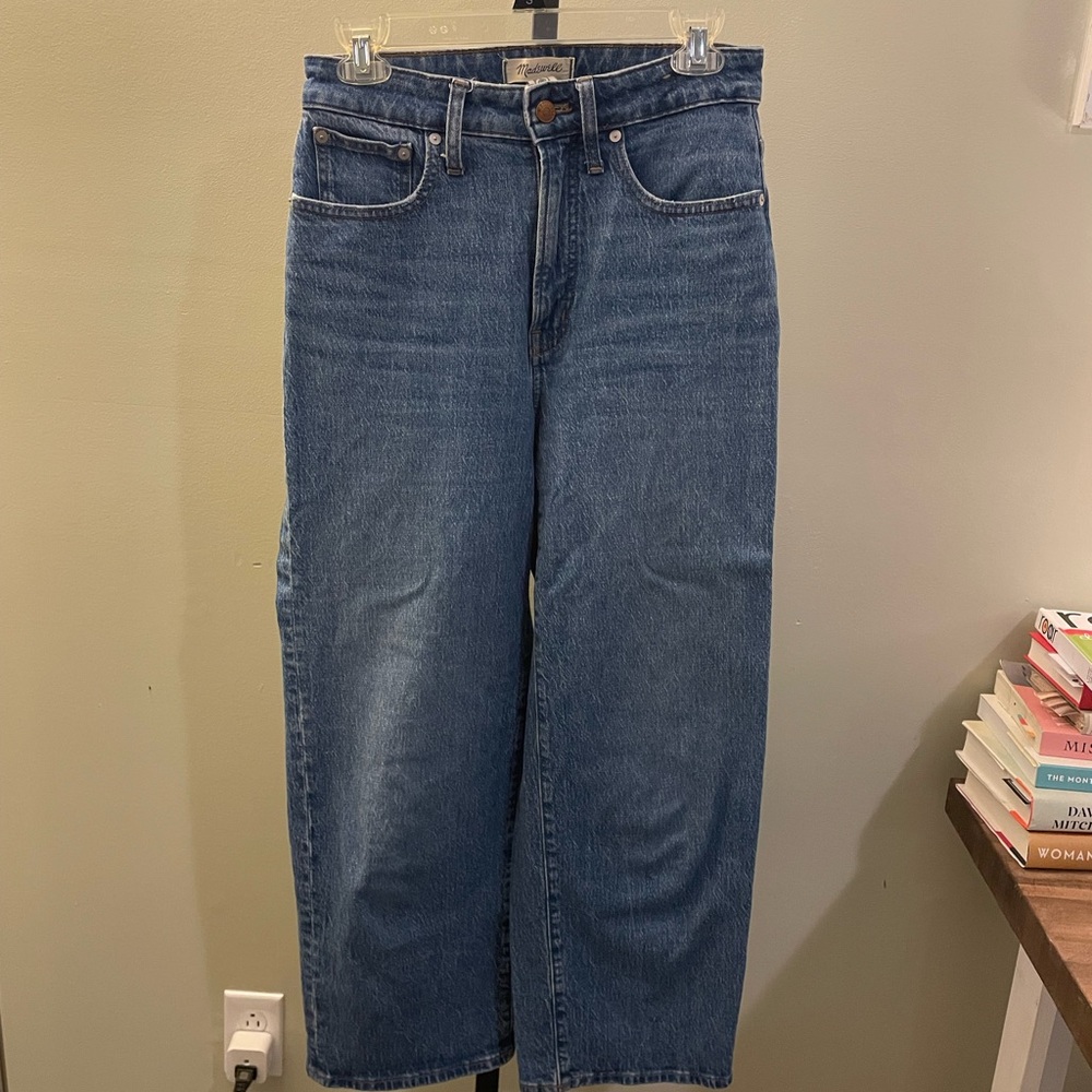 Madewell High Rise Wide Leg Crop Curvy